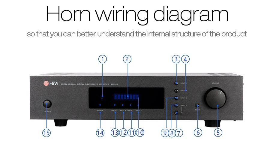 Hi-Fi 120 Вт 2 канала фиксированное сопротивление усилитель, высокое качество усилитель мощности, высокое качество фоновой музыки, Система домашнего кинотеатра