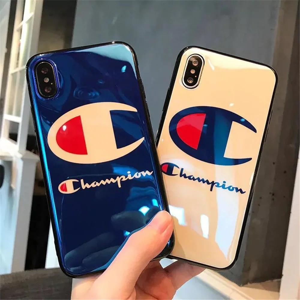 Fashion Champion Brand Blu Ray IMD Phone Case for IPhone X