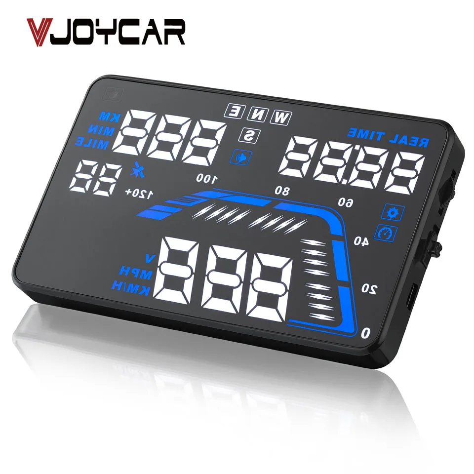 

VJOYCAR Q7 Navi Hud Car HUD GPS Head Up Display Speedometers Overspeed Alert Windshield Projector Navi Huds 5.5" Drive Dash Huds