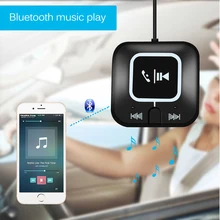 Беспроводной 4,0 bluetooth аудио приемник для гарнитуры Музыка mp3 приемники 3,5 мм Aux автомобильный комплект для мобильного телефона с магнитной пластиной