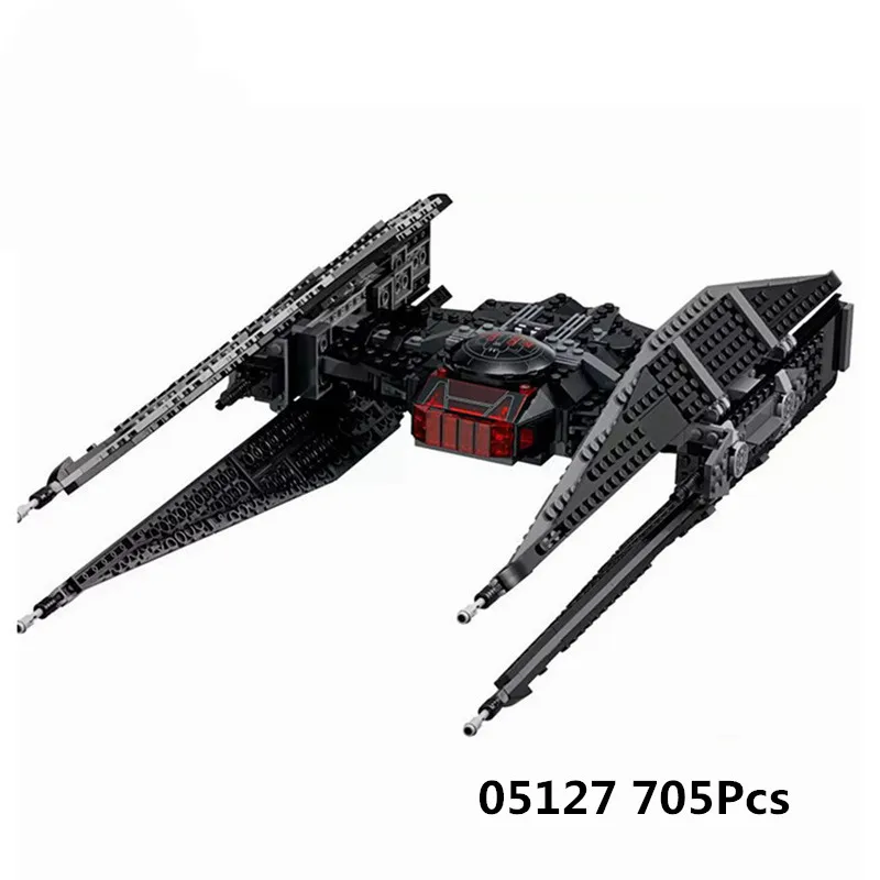

Lepin Star Wars 05127 Legoing Starwars Blocks Kylo Ren's TIE Fighter Building Kit Brick Toys Compatible Star Wars Legoings 75179
