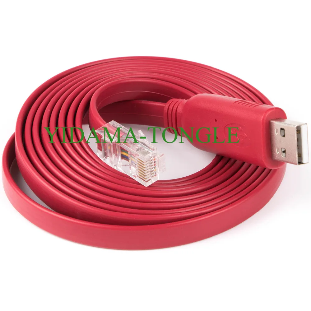 Ftdi-serial Adapter Converter Console Cabo Fit para Cisco Router Suporte Rollover Usb Rj45 Rs232 Win7 10 11 - Imagem 3