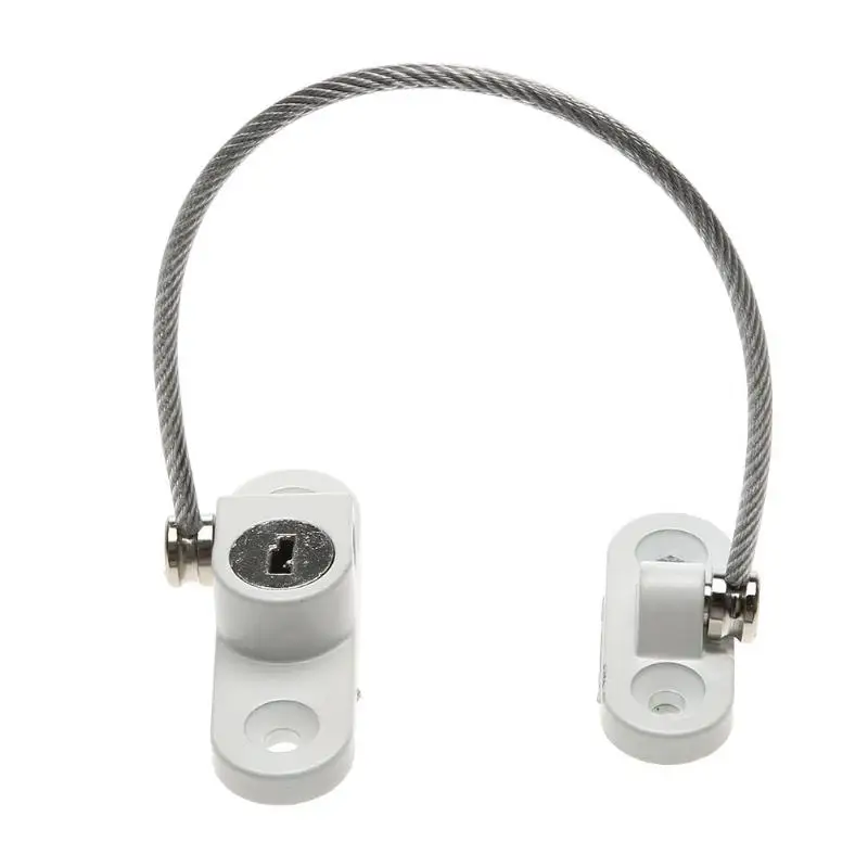 

Door Window Security Lock Window Restrictor Safety Device Key Lock Child Safe Limit Lock 200mm Stainless Steel Safety Key Lock