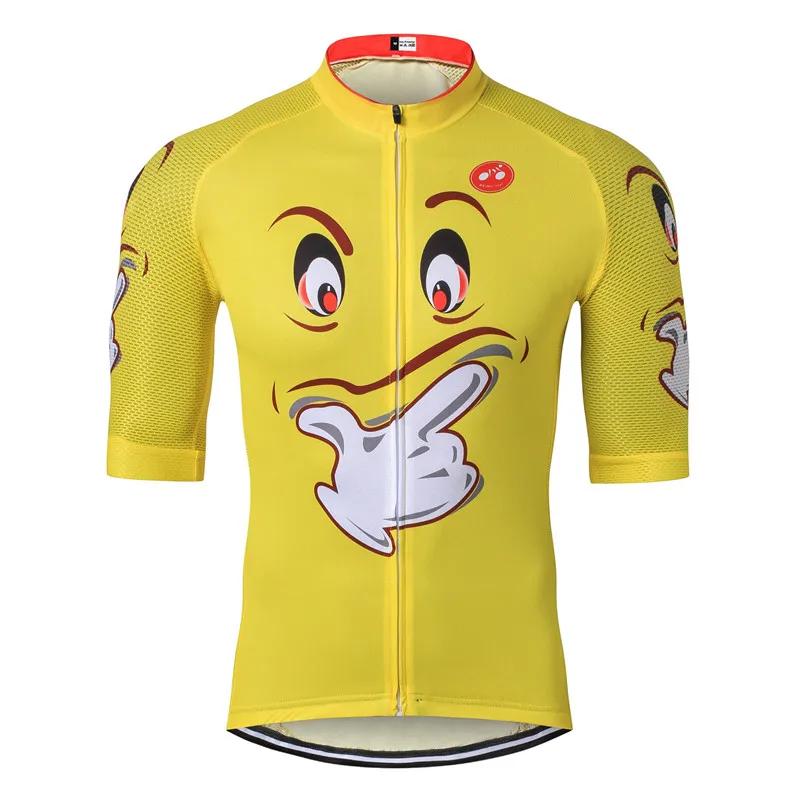 Buy 2017 Weimostar Yellow Cycling Jersey Men bike