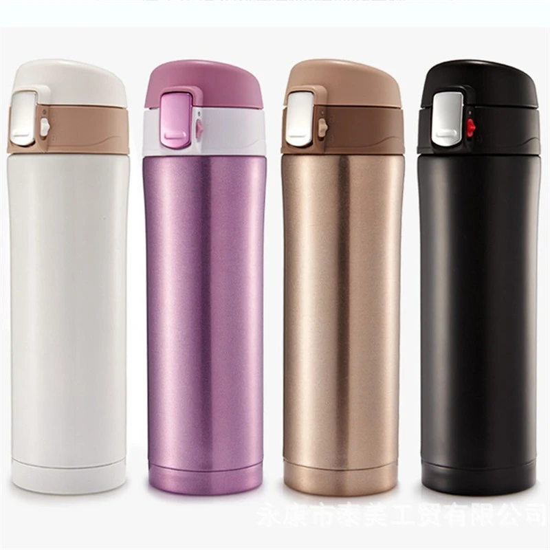 Acero inoxidable 350 ml de vacío de 500 ml de capacidad Flask Travel Taza Thermocup-azul Acero inoxidable 350 ml de vacío de 500 ml de capacidad Flask Travel Taza Thermocup-azul