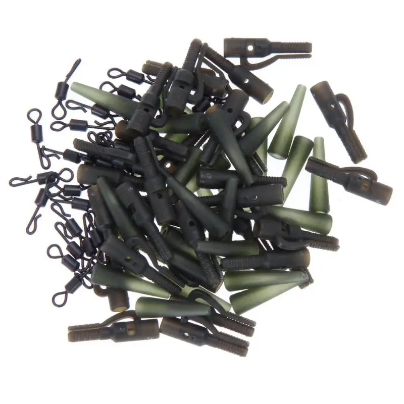 

90pcs/lot Lead Clip Set With Quick Change Swivels Carp Fishing Tackle Rigs Boxes Fishing Tools Freeship