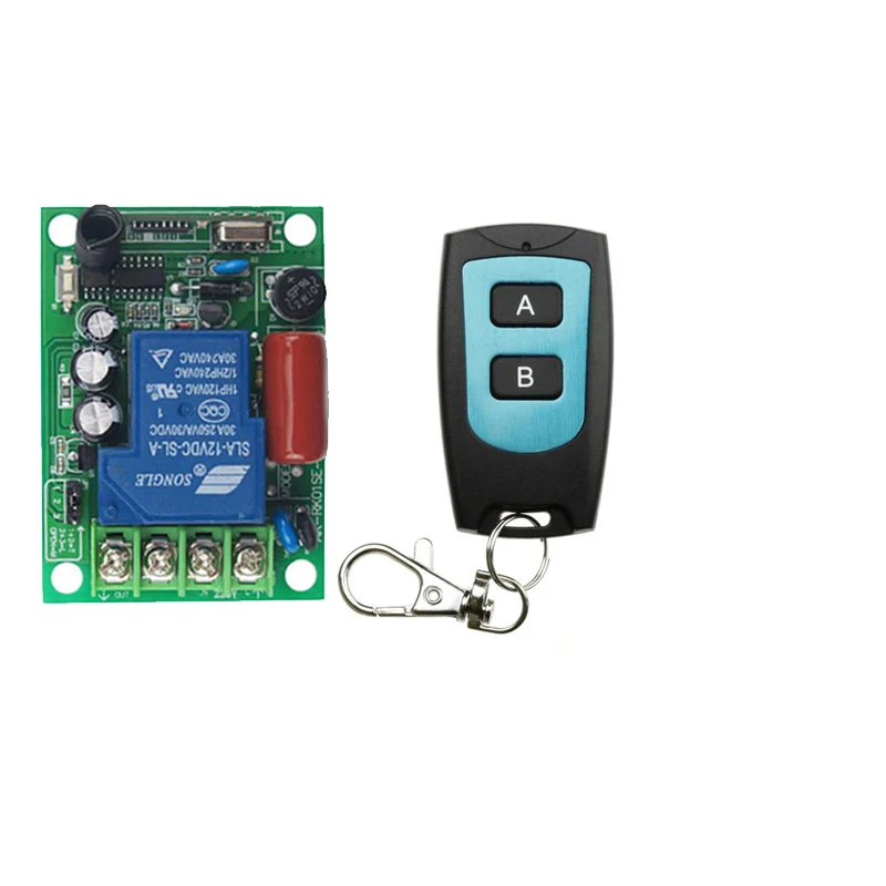 

220V 30A Relay 3000W Wireless Remote Control Switch Receiver Transmitter315/433 Remote Control lighting/Lamp LED water pump