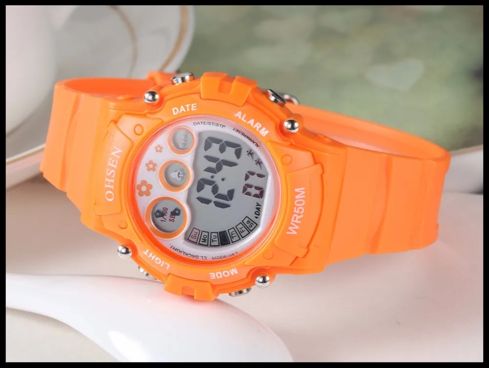 New Ohsen Unisex Watch Fashion Casual Watches Relogio Masculino Students Sports For Men Women Water Resistant Alarm Wristwatches (26)