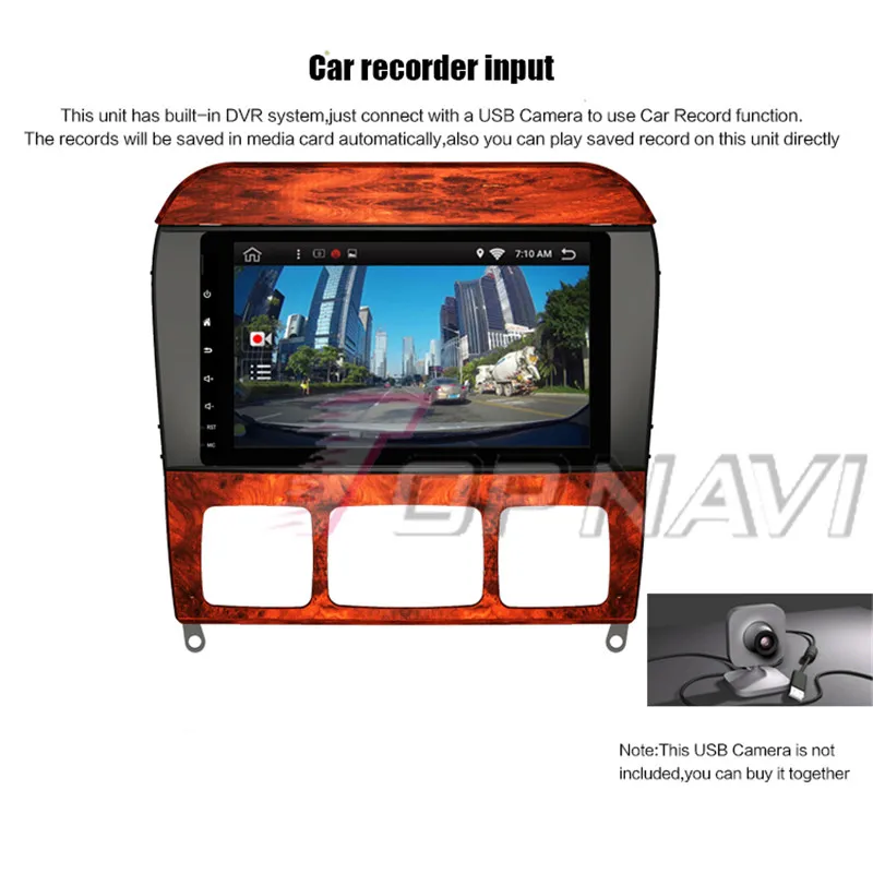 android car media For Benz S-W220 2003