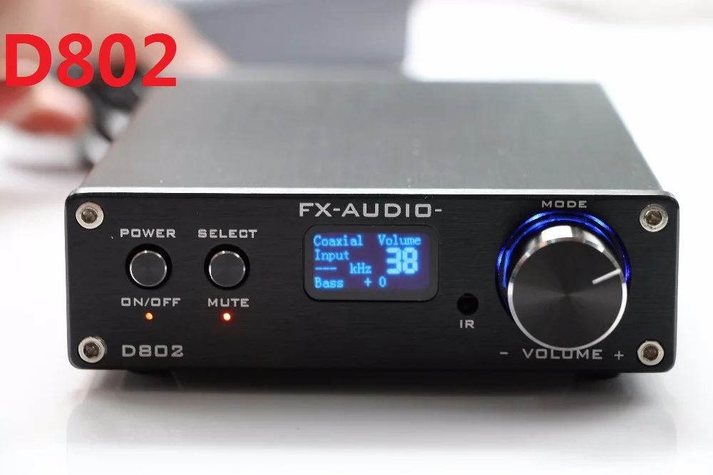 Ограниченное специальное предложение FX Audio D802 цифровой аудио усилитель 80 Вт * 2