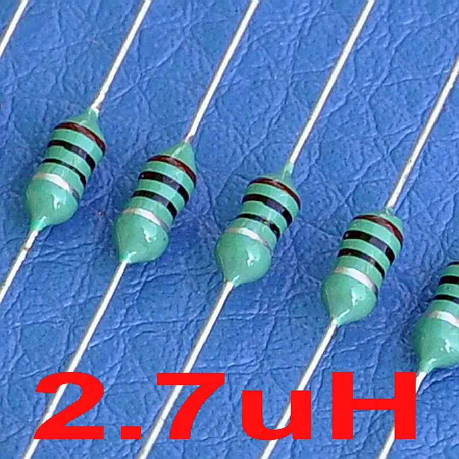 

( 50 pcs/lot) 2.7uH Axial Color Ring Fixed Inductor, 0307, 1/4W