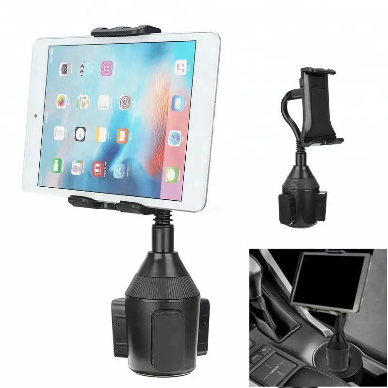 

Universal Tablet & Phone Car Holder for Ipad Samsung Tab Cup Holder Stand Car Mount Cradle for Iphone 8 X XS XR
