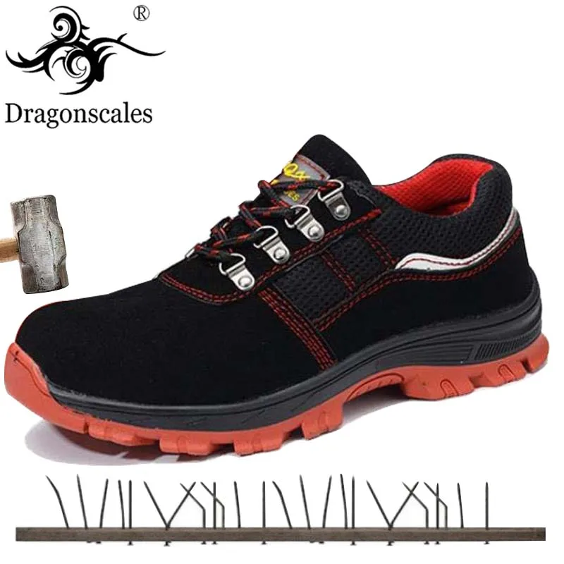 

Men Boots Work Safety Shoes Steel Toe Cap Protective Footwear For Mens Anti-Smashing Anti-piercing Breathable Construction Boots