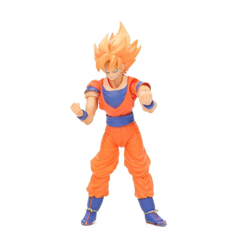 Коробка 11,5-17 см Супер Saiyan Son Goku Vegetto Vegeta trunks ПВХ Фигурки Dragon Ball Z Коллекционная модель куклы игрушки фигурка