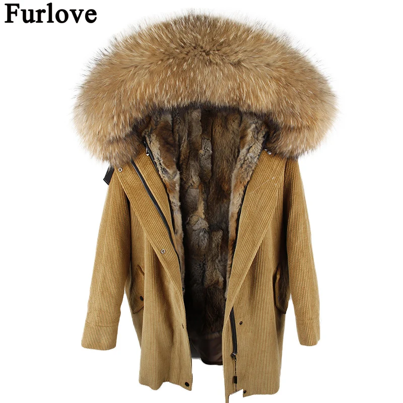 Color Femmes Laine Manteau Fourrure 2 color color 3 1 2018 Capuche Rex Lapin Hiver color 5 Doublure Cachemire color Nouveau À 4 Col De Veste Parka nvw8N0m