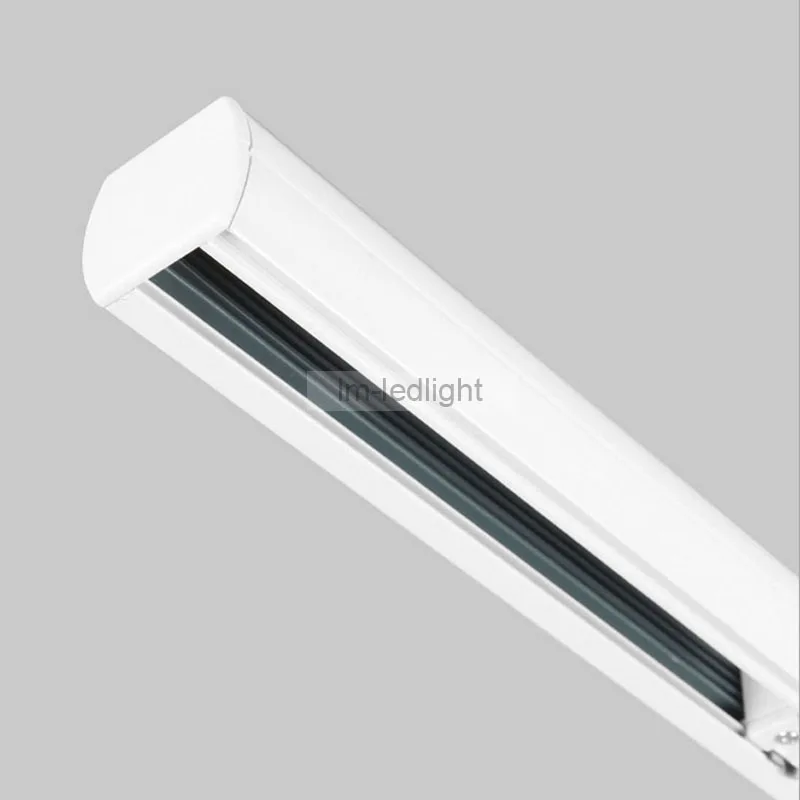 

4 wire 3 phase 1 meter LED Track lighting rail for EU market - Universal aluminum 4 wire 3 phase rail track free ship 6pcs