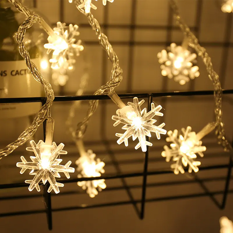 1 м 3 м фото клип светодиодные гирлянды рождественские украшения для дома год Navidad домашний декор. Q - Цвет: Snow Warm White
