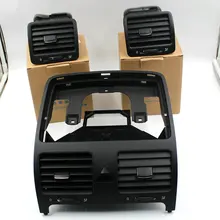 Применяется к старому воздуховоду Jettaa в середине приборной панели розетка кондиционирования воздуха в сборе Центральная розетка в сборе 1KD 819 728