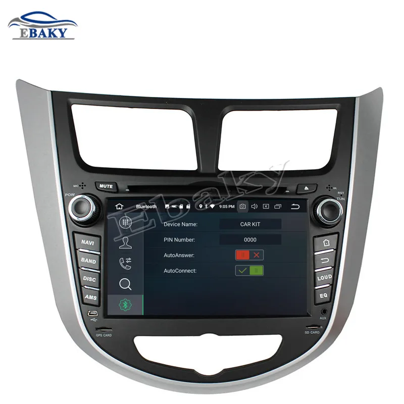 Discount NaviTopia 7inch 4GB RAM 64GB ROM Octa Core Android 9.0 Car DVD Player For HYUNDAI Verna/Accent /Solaris 2011-2012 Radio Audio 19