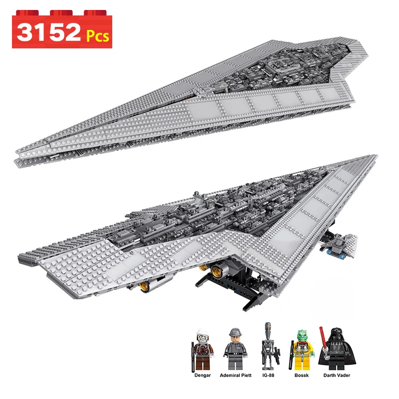

New StarWars Compatible LegoINGLYS First Order Super Star Destroye Execytor Super Star Destroyer Model Building Kit Block Brick