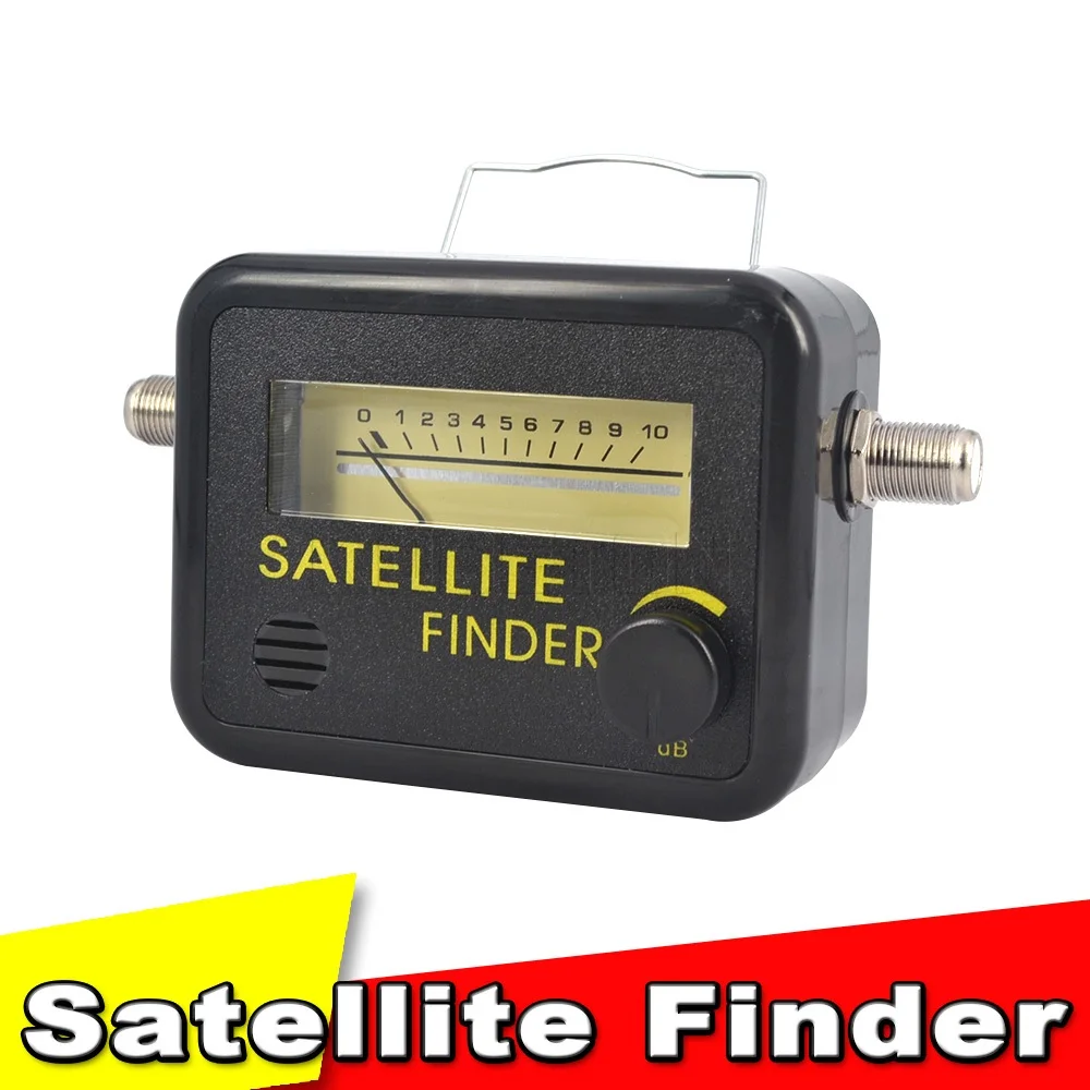 

kebidumei Satellite Finder Tool Meter FTA LNB DIRECTV Signal Pointer SATV Satellite TV satfinder Meter Network Satellite