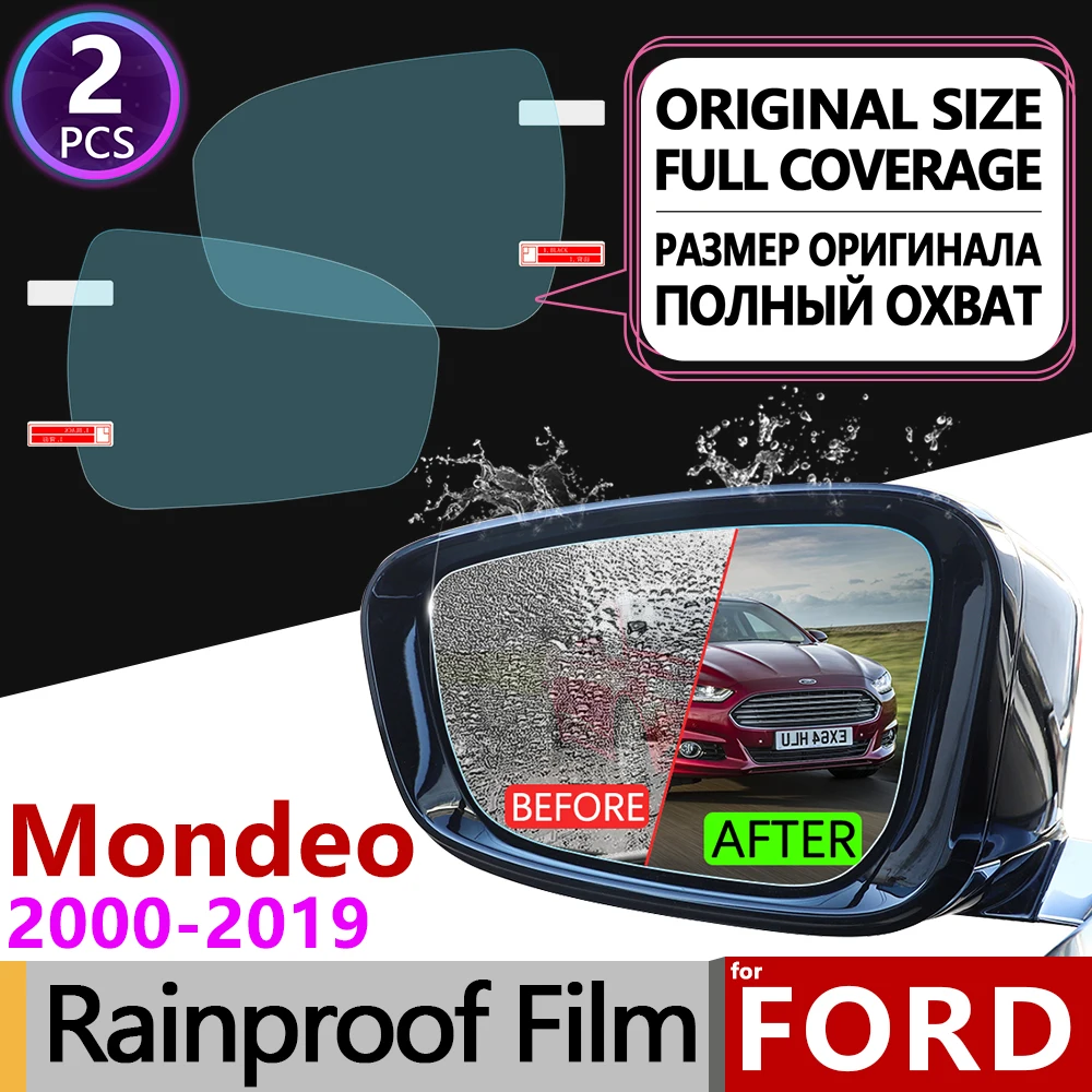 

for Ford Mondeo mk3 mk4 mk5 2000~2019 Full Cover Anti Fog Film Rearview Mirror Accessories Fusion 2004 2006 2008 2010 2014 2017