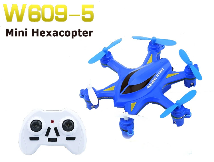 HJ W609 5 4 5CH 2 4GHz Radio Control RC Drones Hexacopter w 3D Flip RTF