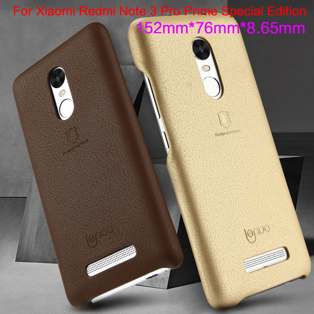  Case For Xiaomi Redmi Note 3 Pro Prime Special Edition 152mm	Case Lenuo Cases Elegant PU Leather PC Back Cover Protective 