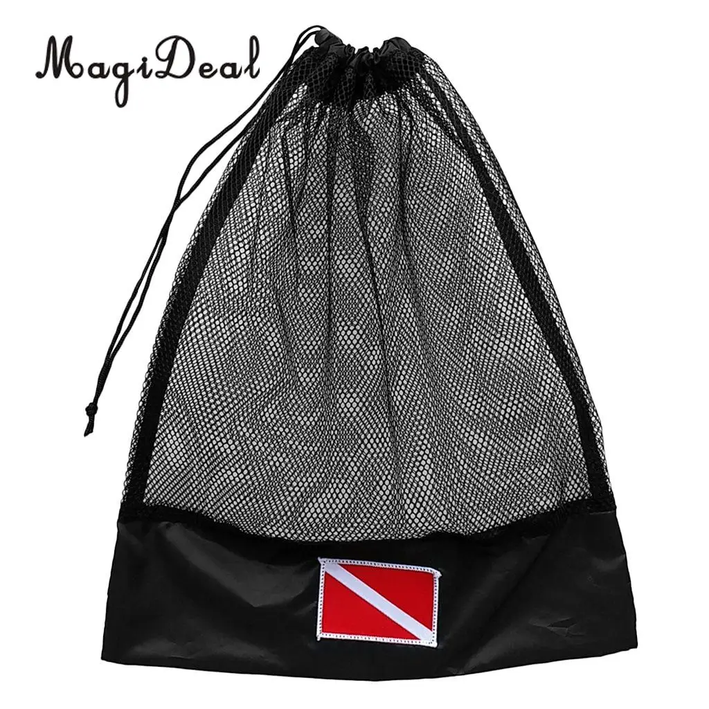 Multi Purpose Scuba Diving Mask Goggles Regulator Equipment Holder Storage Carry Mesh Bag