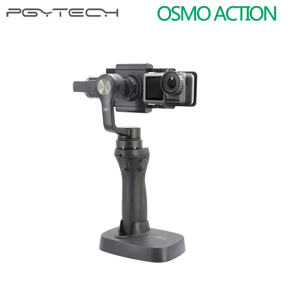 PGYTECH DJI OSMO ACTION Adapter для Gopro Hero 6 5 4 3 Osmo Mobile Mount Plate аксессуары экшн камеры|Чехлы