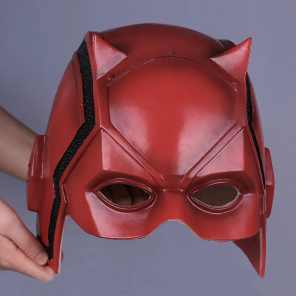 Маска Сорвиголовы Marvel Хэллоуин косплей мvel мvtт мертдок шлемы реквизит Полулицо