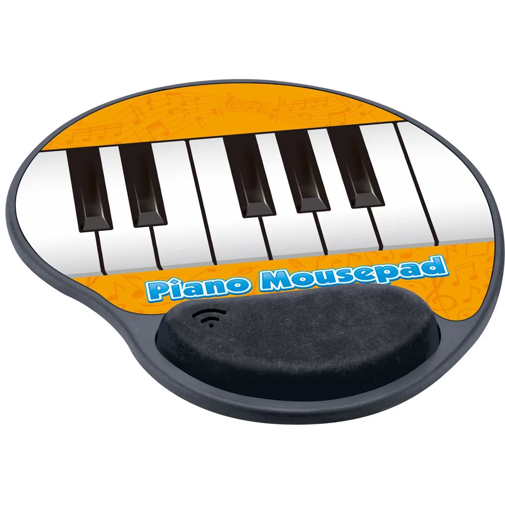 

2019 Laptop Gaming Mouse Pad Locking Mousepad Play The Piano Jingle Keys Pattern Music Mouse Pad Electric Toy Gift Mousepad