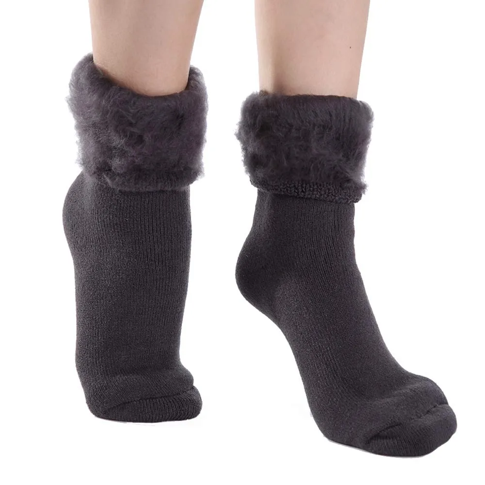 Hot Thickening Wool Socks Womens Mens Thick Knitted Winter Warm Socks