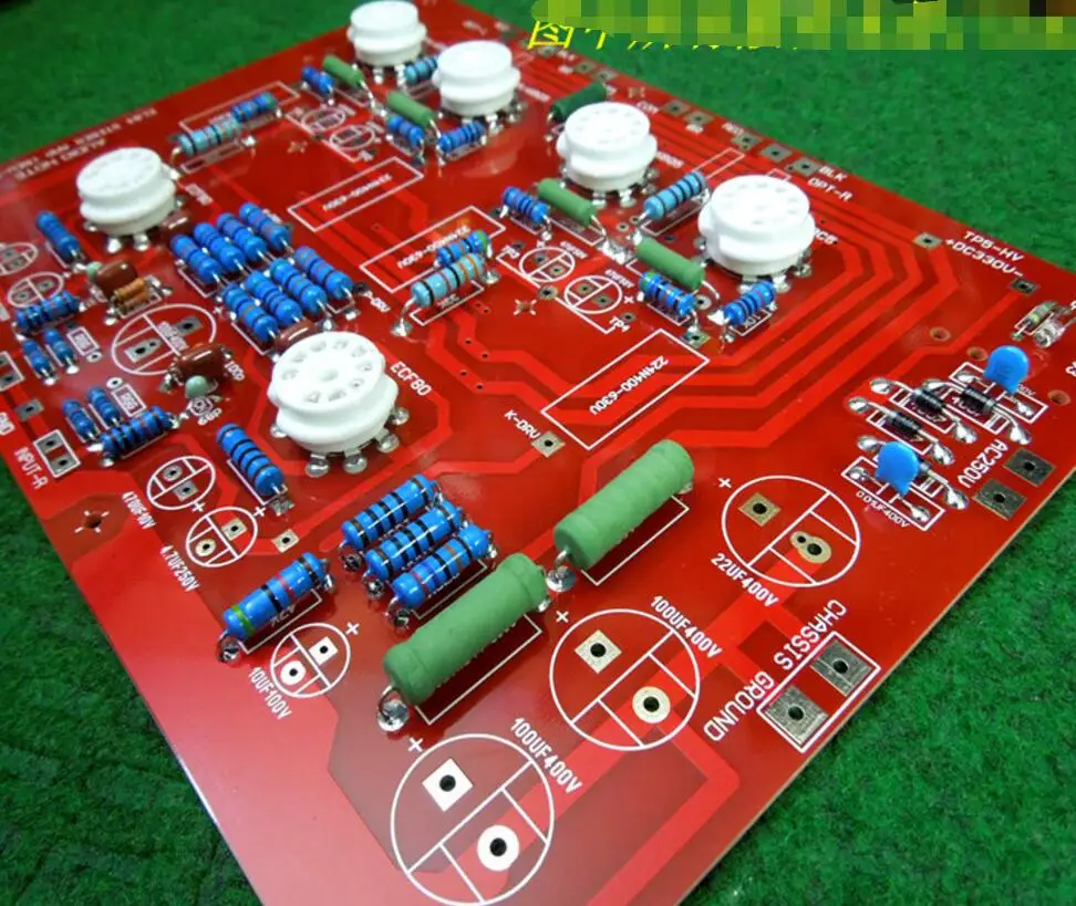 Hi-End стерео Push-Pull EL84 вакуумный ламповый усилитель PCB DIY Kit и готовой реф аудио Примечание ПП доска D4-004