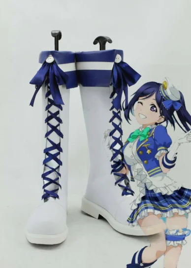 Аниме Love live! Солнце! Обувь для костюмированной вечеринки Aqours Tsushima Yoshiko высокие
