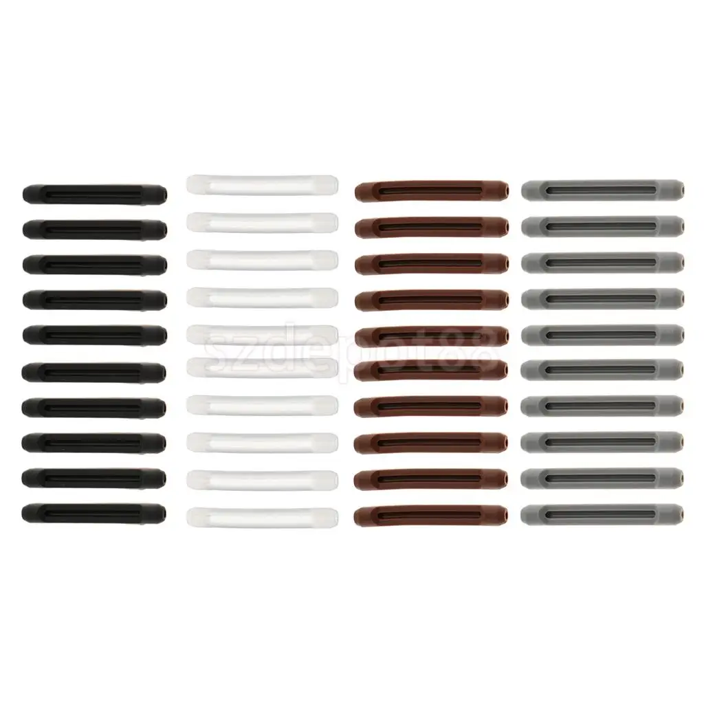 20 Pairs Silicone Glasses Ear Hooks Tip Eyeglasses Grip Anti-slip Temple Holder