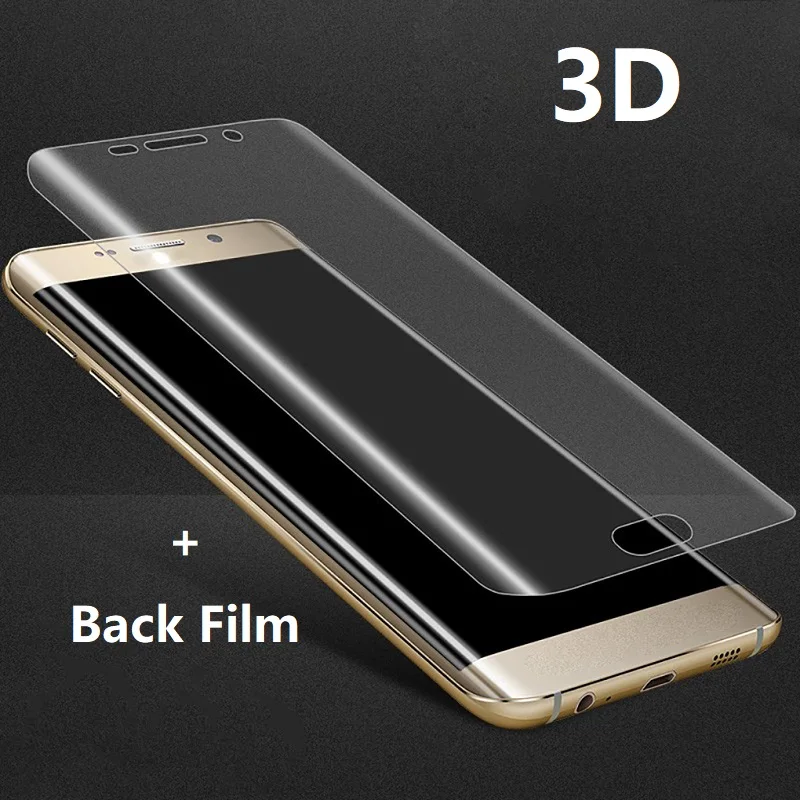 

3D Full Cover Protective Film for Samsung Galaxy S7 S6 Edge Screen Protector for Samsung S9 S8 S10 Plus Lite S10e (Not Glass)