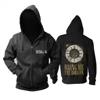Bloodhoof BRING ME THE HORIZON HARD METAL BMTH cotton new BLACK HOODIE Asian Size