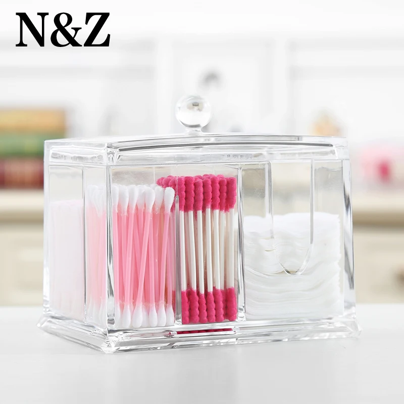 

New Clear Acrylic Jewelry Box Cosmetic Organizer Makeup Home Store Display Case