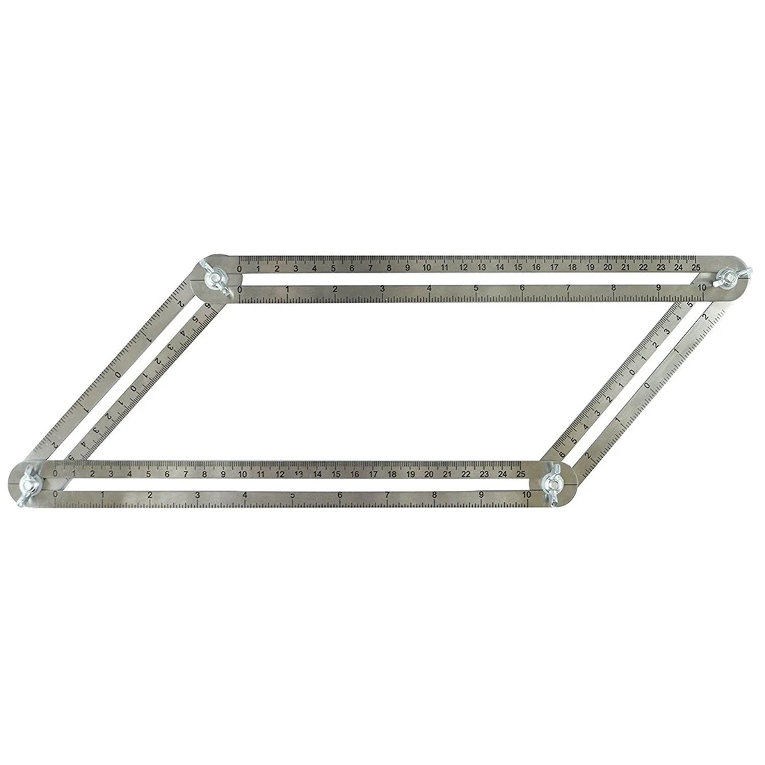 

Stainless Steel Multi Angle Ruler Template Tool Box Easy Measuring