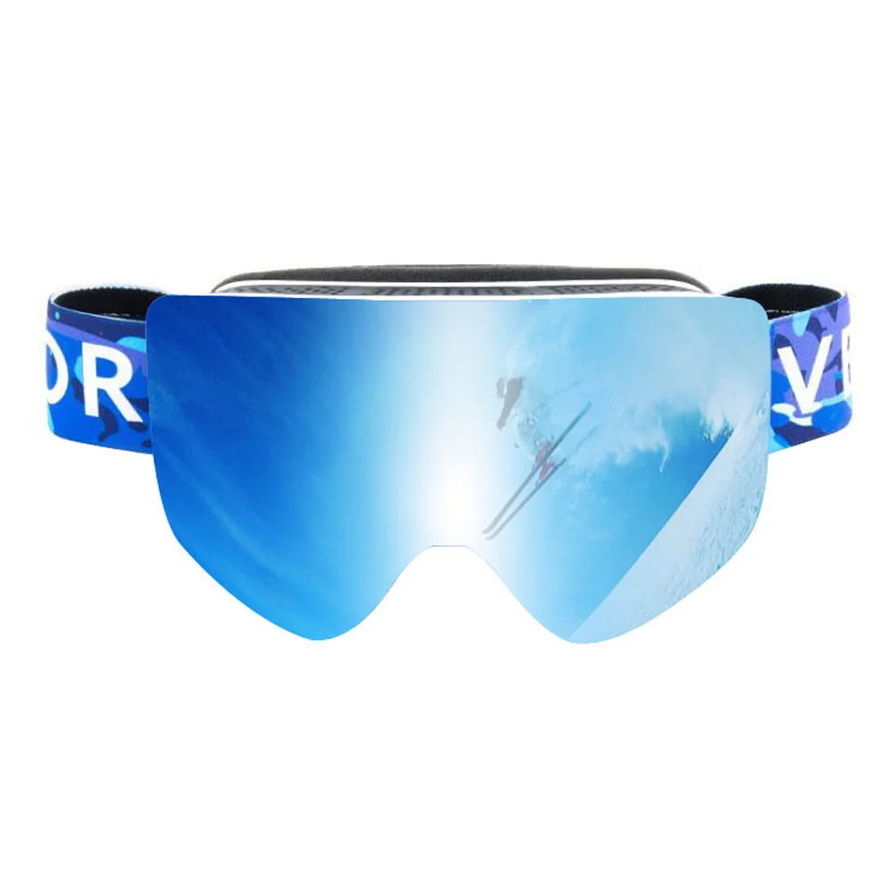 

Cylinder Ski Goggles Anti-fog Dual Layers UV400 Lens Detachable Anti-Slip Strap Sunny Cloudy Day Night Snowboarding Sunglasses