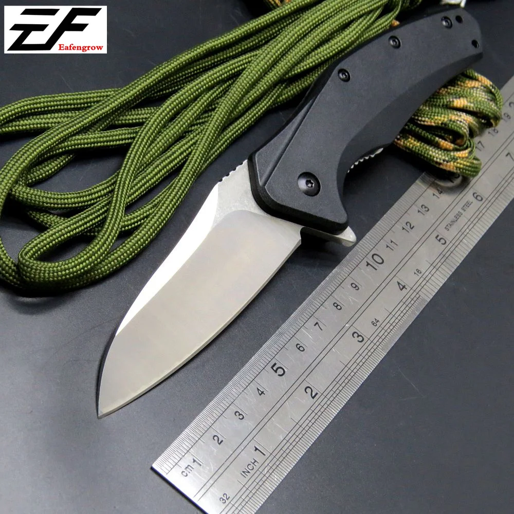 Eafengrow 0770 Folding Knife ELMAX Blade Fiber Glass Plastic Handle