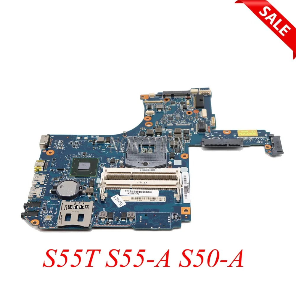 Материнская плата NOKOTION для ноутбука Toshiba Satellite S55T S55-A H000057570 VGF MB HM77 UMA DDR3