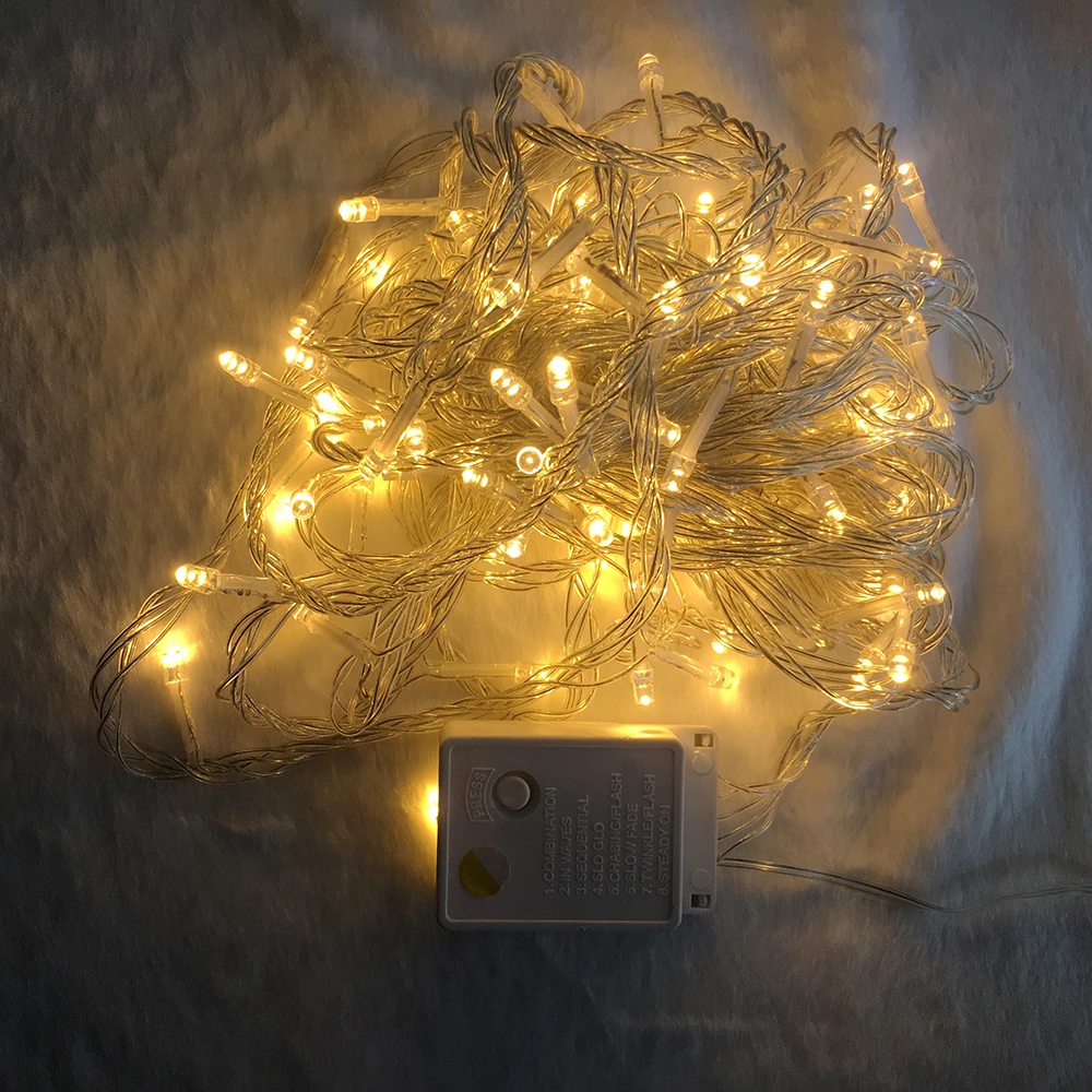 

LED string light 10M 100LEDs fairy lights 8 modes 110V/220V For Garden Wedding Party Decoration Garland Christmas Holiday light