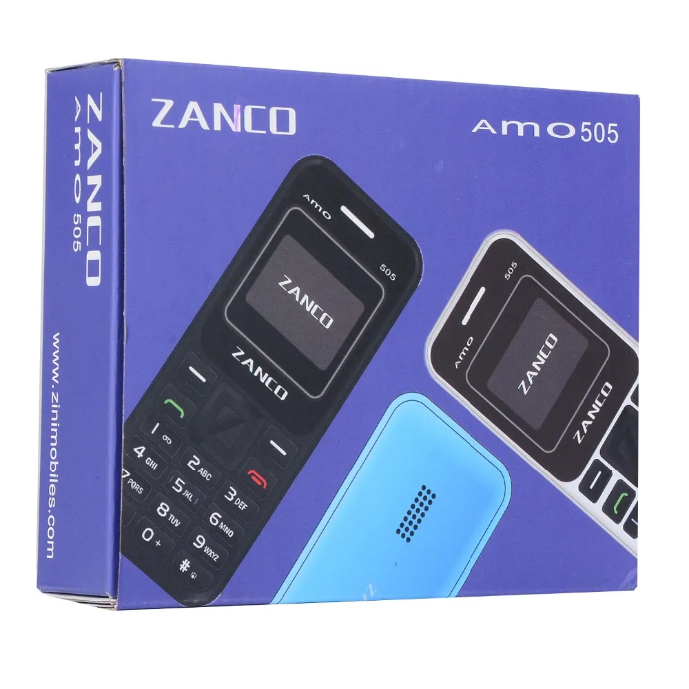 Мини 2G Zanco AMO 505 1,44 дюймов Экран Bluetooth FM радио классических телефон дешевый Оперативная Память память 32 Мб 400 мА/ч, Батарея