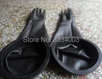 

sandblasting gloves with O ring, can install to the sandblasting machine directly to use, sandblasting machine parts