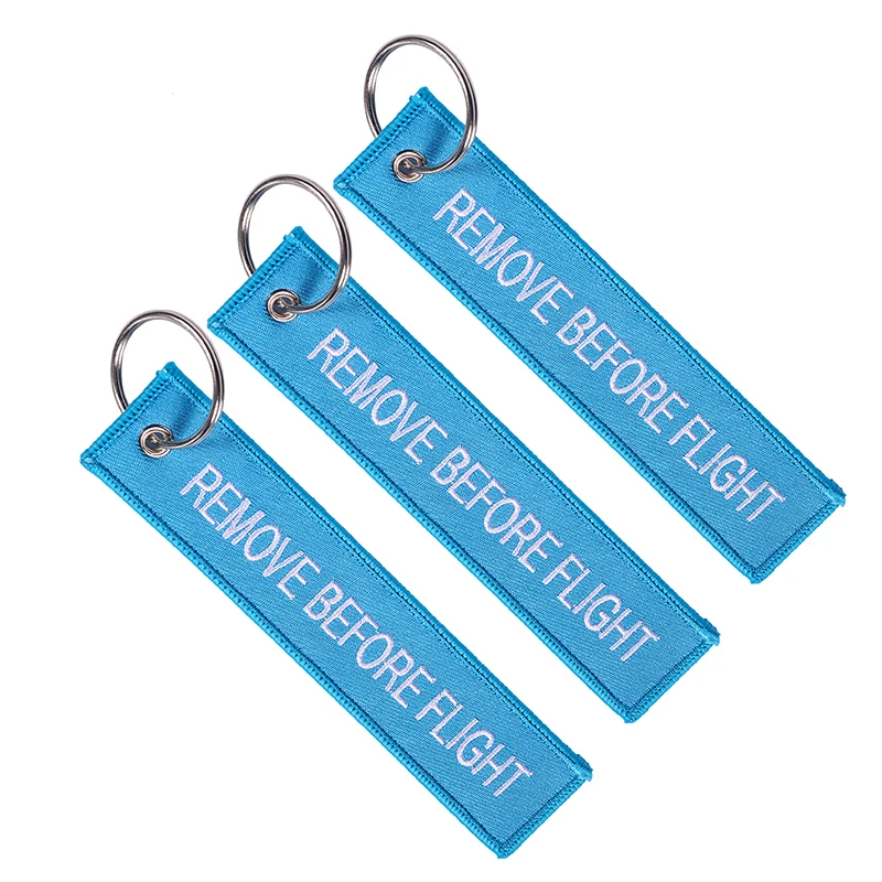 Брелки для ключей с вышивкой Remove Before Flight|Брелоки| |