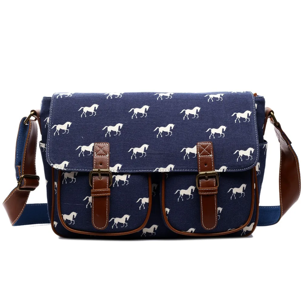 Miss Lulu Messenger Bags School For Age S Boys Horse Miss Lulu Messenger Bags School For Age S Boys Horse Canvas Large Cross Body Shoulder Satchel A4 Book Bag Yd1157 In Crossbody From
