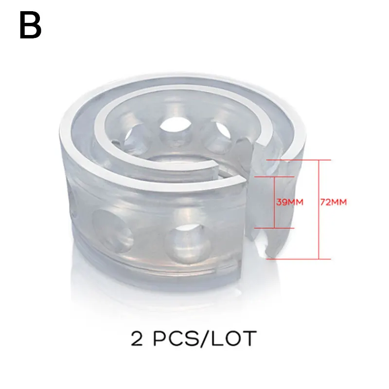 2 шт., автомобильный амортизатор, подвеска, автобуфер, пружинные бамперы, аксессуары для питания, авто-буферы, подушка, авто \ x2d буферы, автомобильный Стайлинг - Цвет: B Type