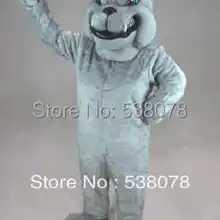 Лучшее качество серый маскарадный костюм бульдог Взрослый размер костюм маскота «бульдог» te костюм маскота карнавальный праздничный маскарадный костюм SW581